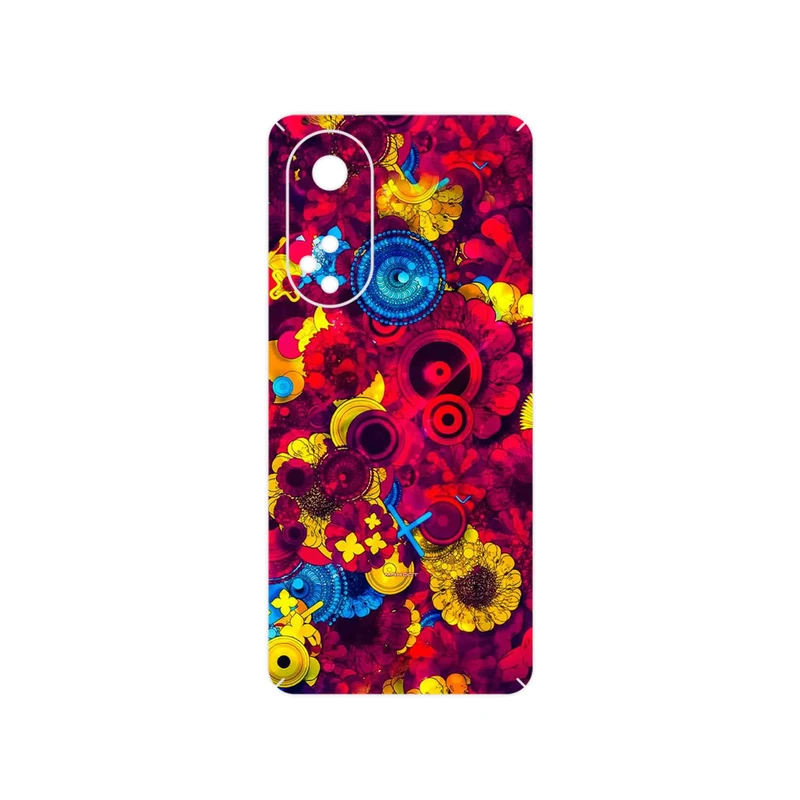 برچسب پوششی ماهوت مدل Vector Flower Garden Digital Art مناسب برای گوشی موبایل اپو A98