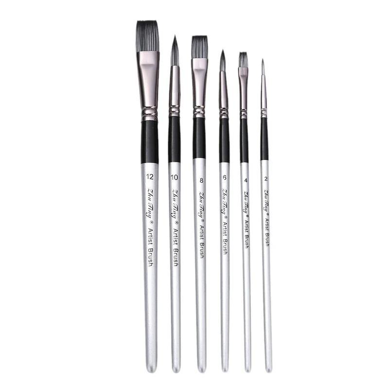 ست قلم مو ژوتینگ مدل HB128 مجموعه 6 عددی