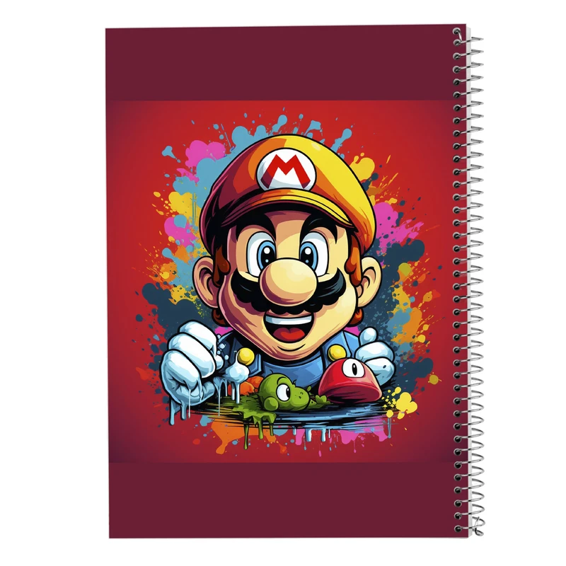 دفتر نت موسیقی 50 برگ مدوپد مدل super mario کد DF2947