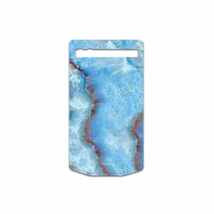 MAHOOT Blue-Ocean-Marble Cover Sticker for BlackBerry P9983
