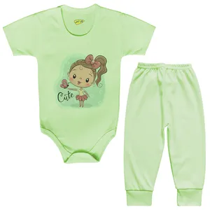 ست بادی و شلوار نوزادی کارانس مدل BSTG-3133