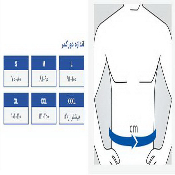 کمربند طبی پاک سمن مدل soft-140212