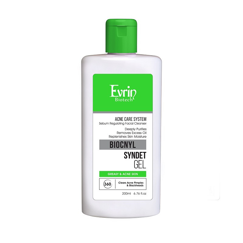 ژل شستشو صورت ضد جوش اورین مدل بیوسنیل مناسب پوست های چرب حجم 200 میلی لیتر