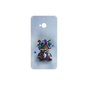 MAHOOT Collage of surreal Portrait of Women 4 Cover Sticker for HTC One