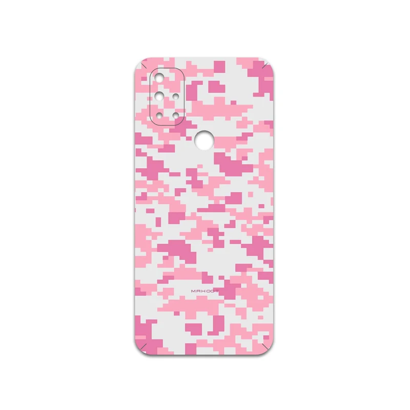 برچسب پوششی ماهوت مدل Army-Pink-pixel مناسب برای گوشی موبایل وان پلاس Nord N10 5G