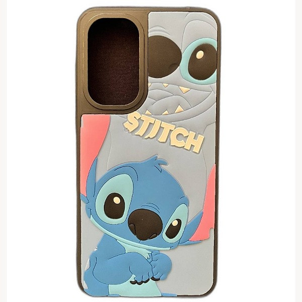 کاور Stitch مدل سیلیکون برجسته مناسب برای گوشی موبایل سامسونگ Galaxy A36