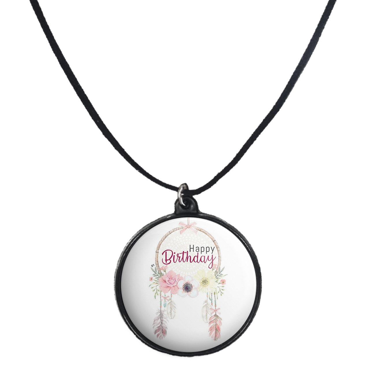 گردنبند پرمانه طرح تولد کد pmb.25859 مدل دو طرفه