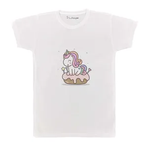 تی شرت بچگانه پرمانه طرح یونیکورن کد pmt.3373