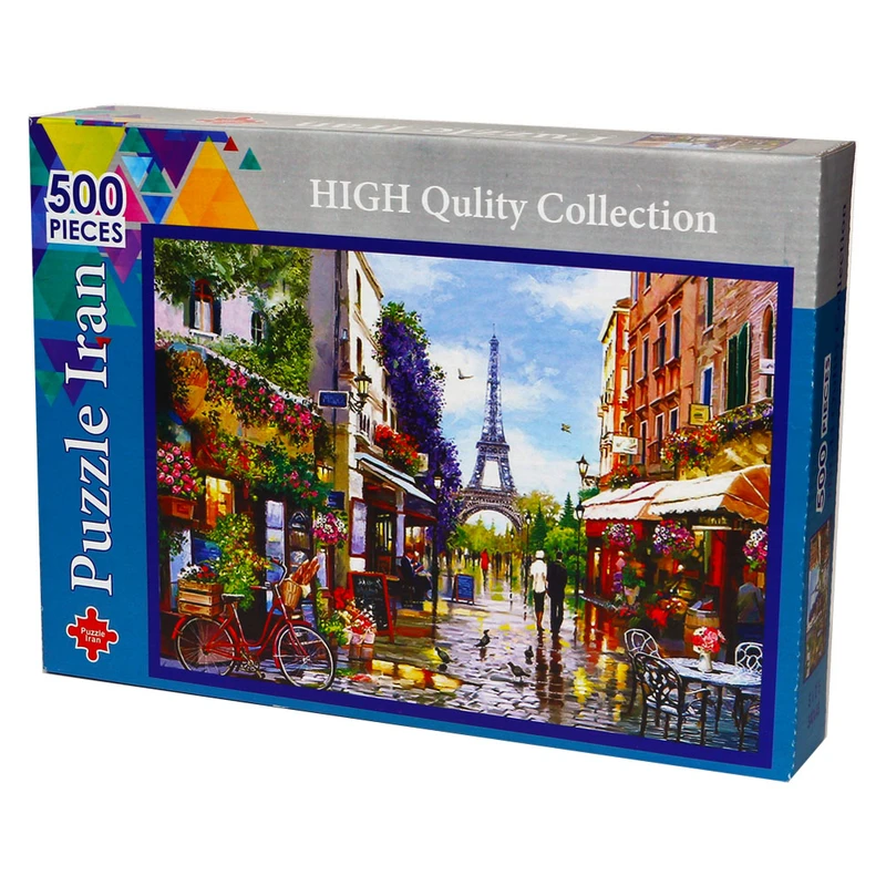 عکس شماره 2 : پازل 500 تکه ایران پازل طرح پاریس زیبا