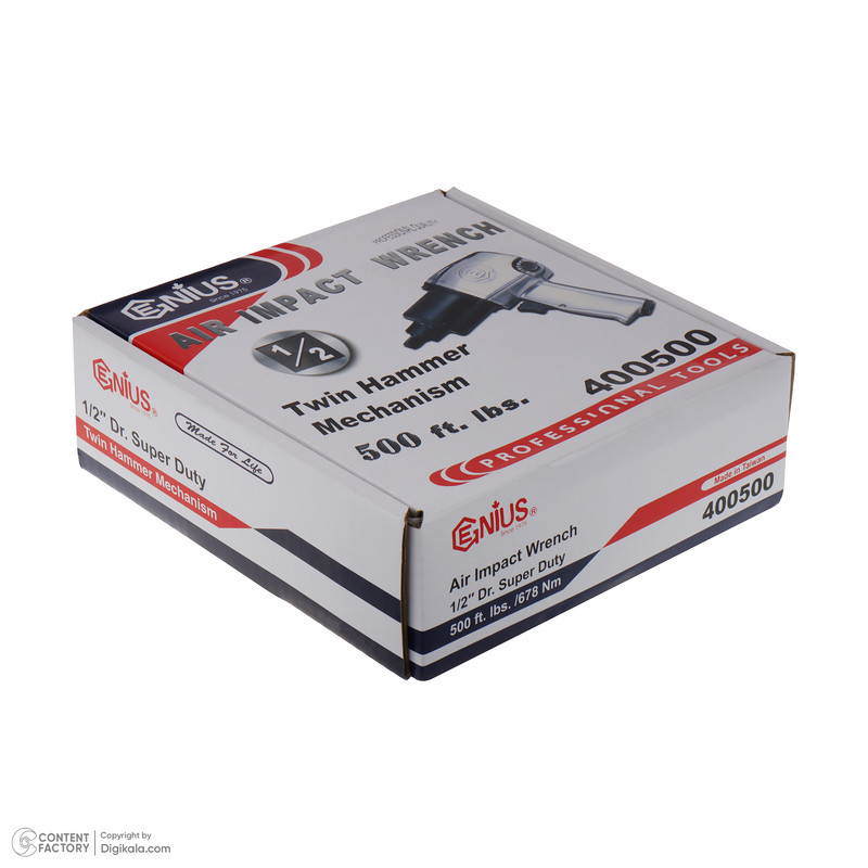 آچار بکس بادی جنیوس تولز مدل 400500 سایز 1/2 اینچ آچار بکس بادی جنیوس تولز مدل 400500 سایز 1/2 اینچ