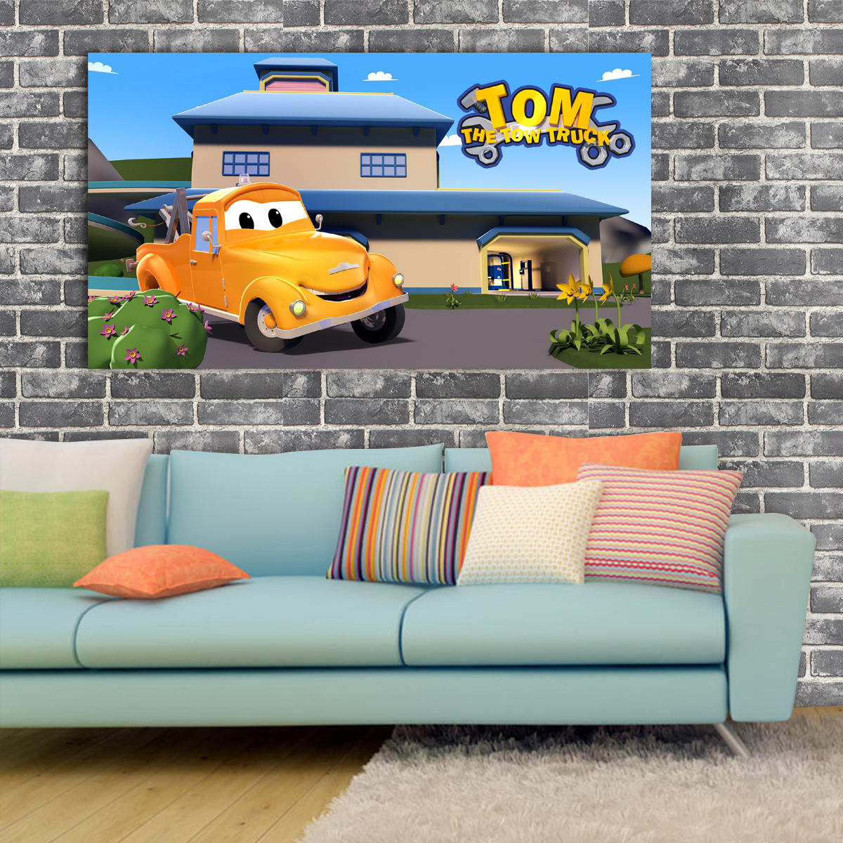 تابلو شاسی کودک مدل تام کامیون یدک کش کد 6