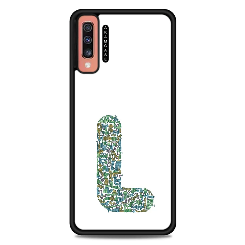 کاور آکام مدل AMC-WSGA70-ALPHADOODLEBET-12 مناسب برای گوشی موبایل سامسونگ Galaxy A70