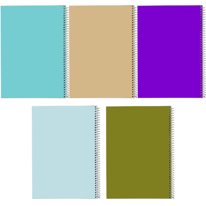 دفتر مشق 50 برگ مدوپد طرح ساده کد BD10091 مجموعه 5 عددی