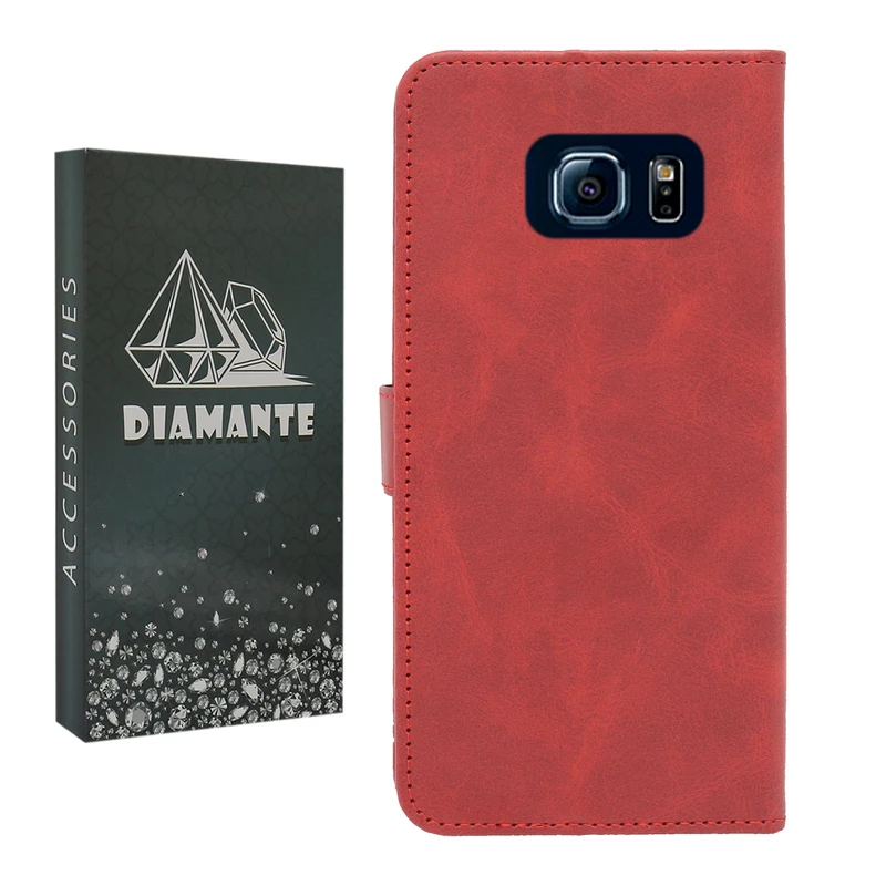کیف کلاسوری دیامانته مدل Bersa Bk مناسب برای گوشی موبایل سامسونگ Galaxy S6 Edge