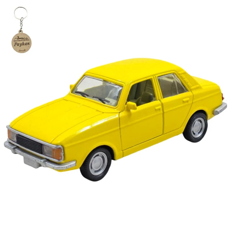 ماکت ماشین ناب سل مدل پیکان فلزی PEYKAN CREAMTRIM NAAB003به همراه جاسوییچی