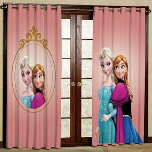   پرده مدل السا و آنا مخمل پانچی کد 1792 سایز 140x280 سانتی متر