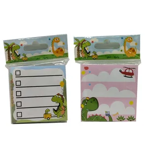 کاغذ یادداشت چسب دار طرح  دایناسور مجموعه 2 عددی