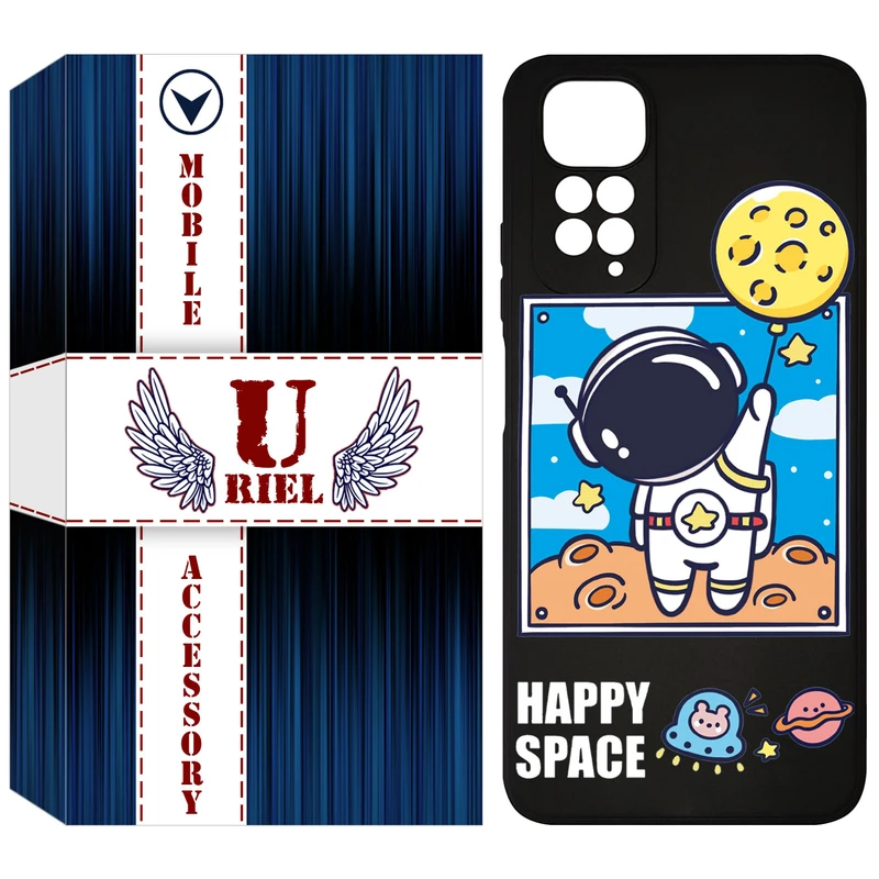 کاور یوریل مدل KSH کد 7 طرح فضانورد مناسب برای گوشی موبایل شیائومی Redmi Note 11S