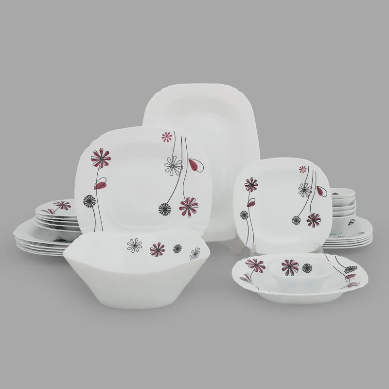 سرویس غذاخوری 26 پارچه 6 نفر سیلویا مدل  گلستان