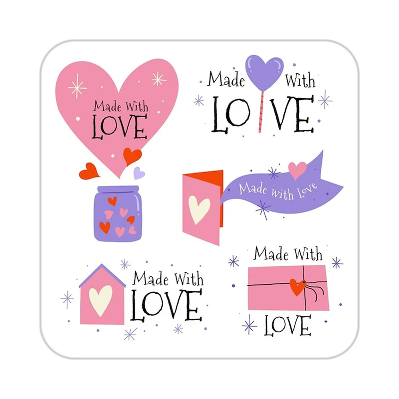 زیر لیوانی کاکتی طرح عاشقانه مدل mp37905