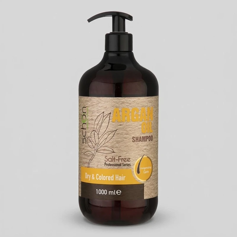 شامپو مو شون مدل Argan Oil حجم 1000 میلی‌لیتر، مرطوب‌کننده، مناسب موهای خشک، حاوی روغن آرگان