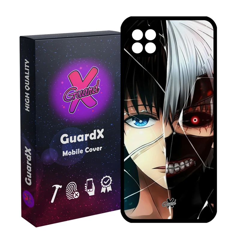 کاور گارد ایکس طرح توکیو غول انیمه مدل Glass10559 مناسب برای گوشی موبایل سامسونگ Galaxy A22 5G