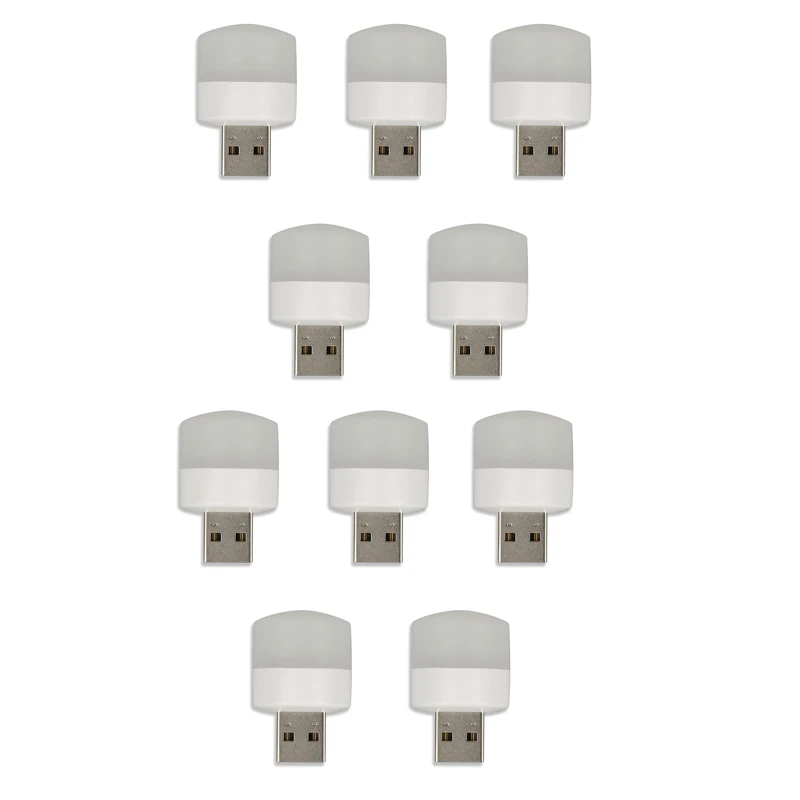 چراغ قوه مدل USB بسته 10 عددی