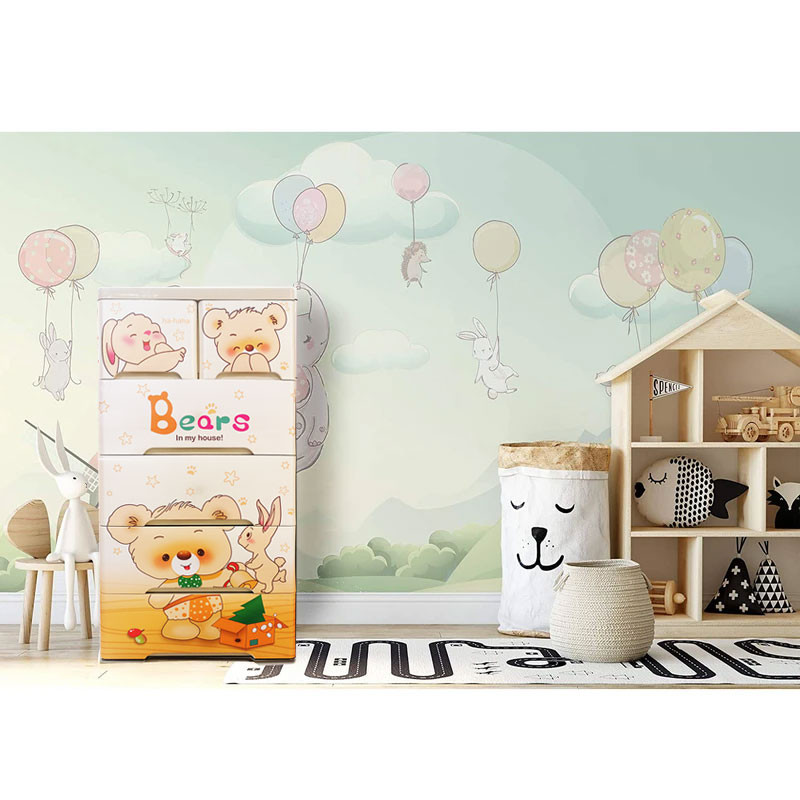 فایل کشویی الوند پلاستیک  طرح خرس کد KH-755