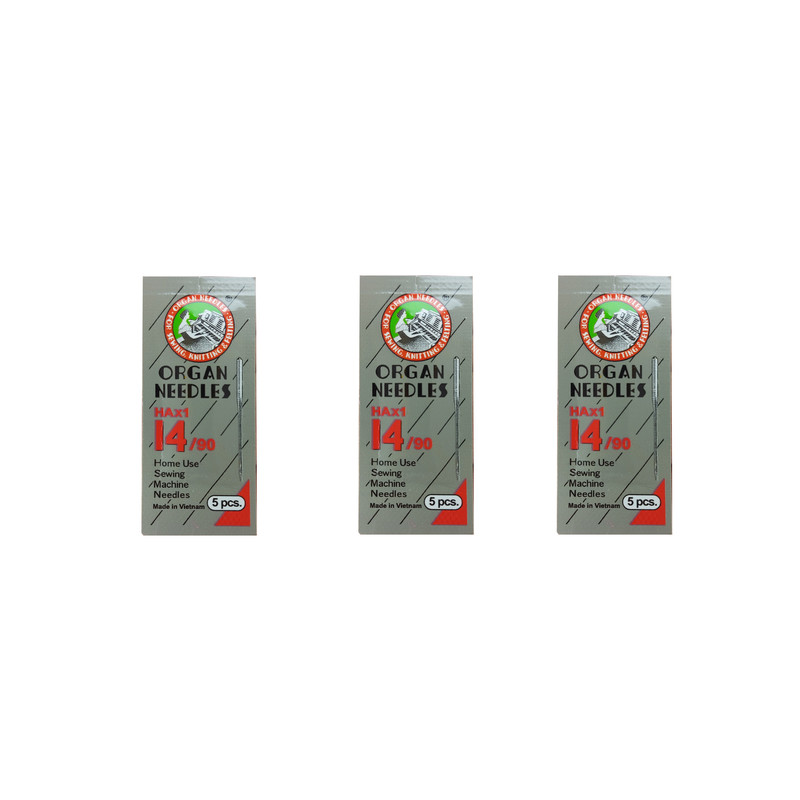 سوزن چرخ خیاطی مدل HA14 سه بسته 5 عددی