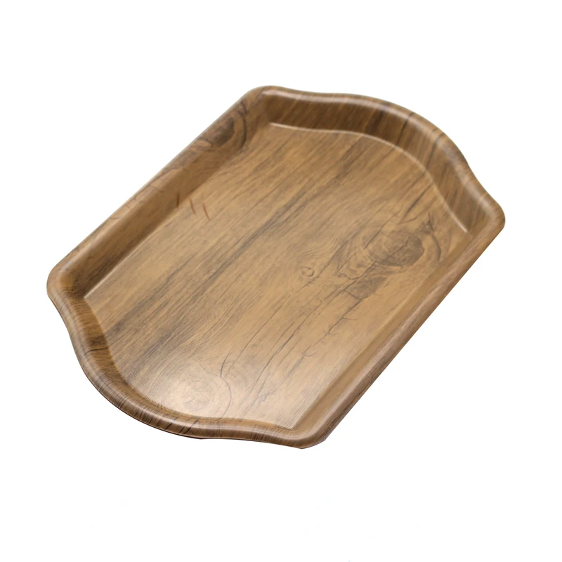 سینی طرح مستطیل مدل Wood Design کد S2