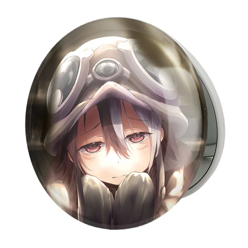 آینه جیبی خندالو طرح اوزن انیمه ساخته شده در پرتگاه Made in Abyss مدل تاشو کد 22110 