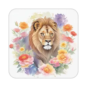زیر لیوانی کاکتی طرح شیر مدل mp23499