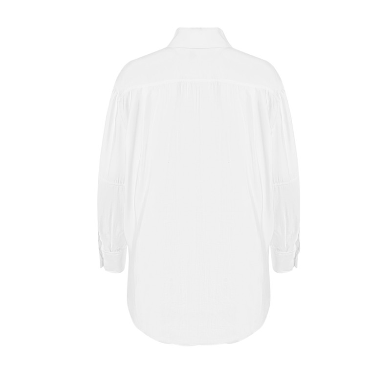 شومیز آستین بلند زنانه سرژه مدل 207365 رنگ سفید