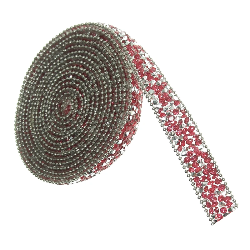 نوار یراق مدل سواروسکی کد Y4548 طول 2 متر