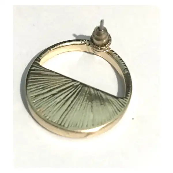 گوشواره زنانه مدل میخی نیم دایره