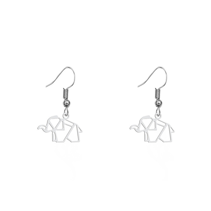 گوشواره زنانه هایکا طرح فیل مدل ha-176
