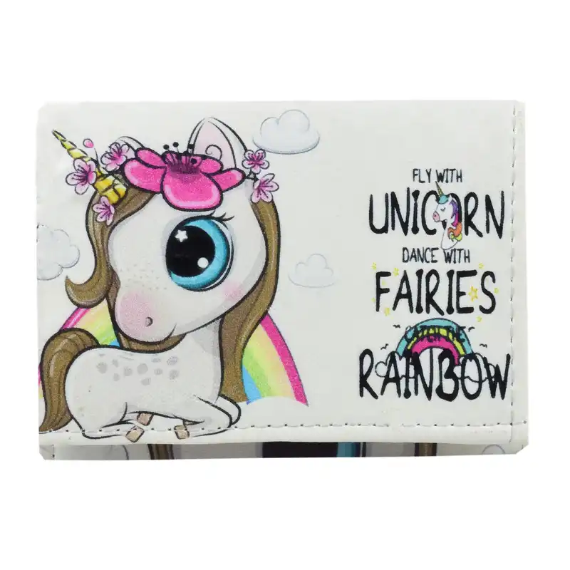 کیف پول زنانه مدل RAINBOW UNICORN 8594