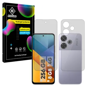 Arka Glass Tough model matte screen protector suitable for Xiaomi Poco M6 4G mobile phone Along with the phone back protector