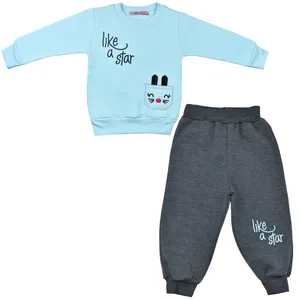 ست سویشرت و شلوار نوزادی نیروان مدل 2037 -3