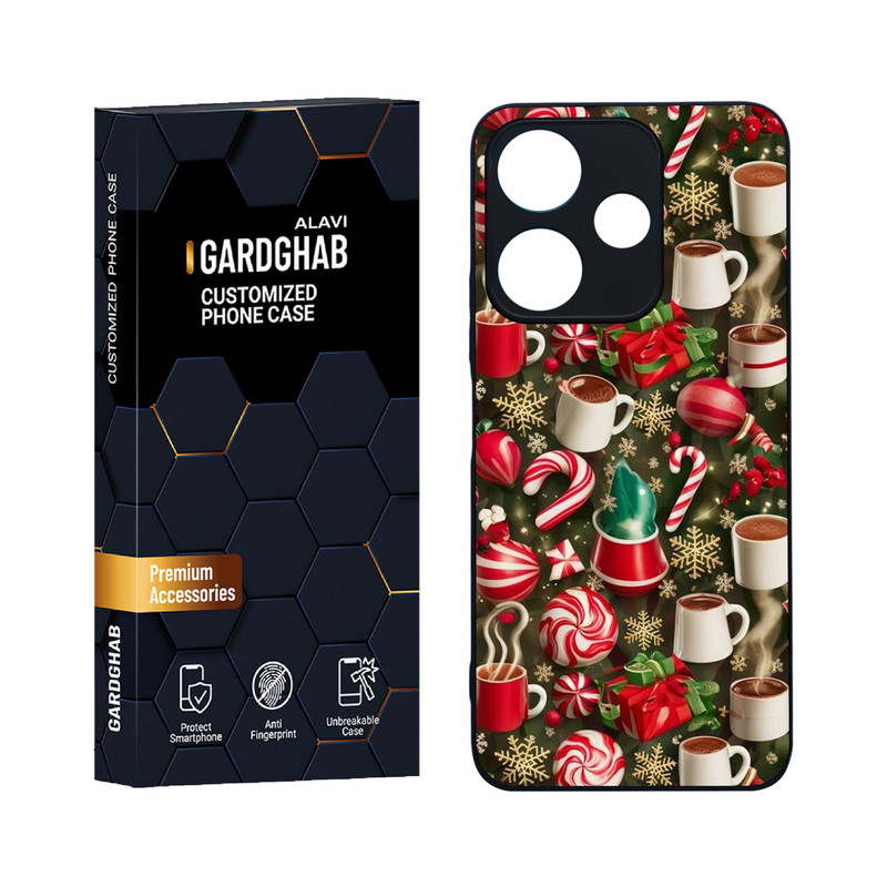 کاور گارد قاب علوی مدل دورژله ای فانتزی مناسب برای گوشی موبایل شیائومی Redmi 13 4G / 5G