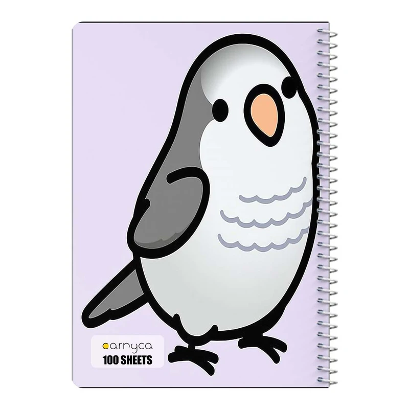 دفتر مشق 100 برگ سیمی کارنیکا طرح طوطی Parrot کد 44204