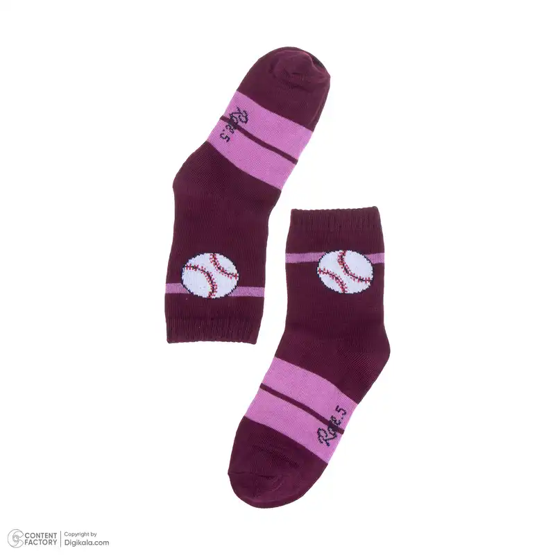 جوراب بچگانه مدل تنیس کد 1
