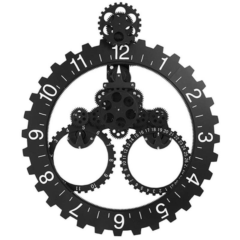 ساعت دیواری مدل چرخ دنده ای
