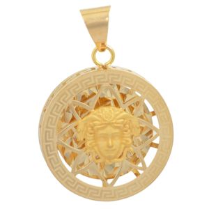 آویز گردنبند طلا کم اجرت 18 عیار زنانه طلای مستجابی طرح ورساچه مدل 63258 کد 00