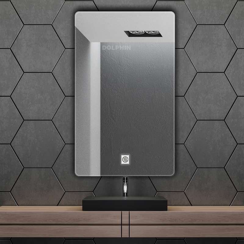 آینه سرویس بهداشتی  دلفین مدل ضدبخار HT-60x50-R