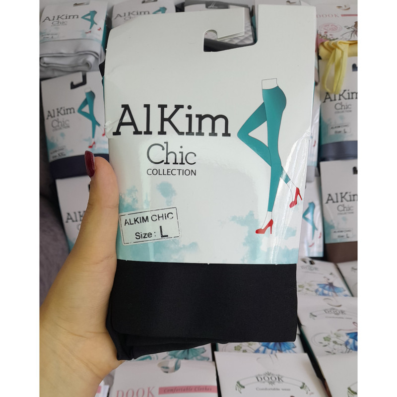 لگینگ زنانه آلکیم شیک مدل شاینی رنگ مشکی
