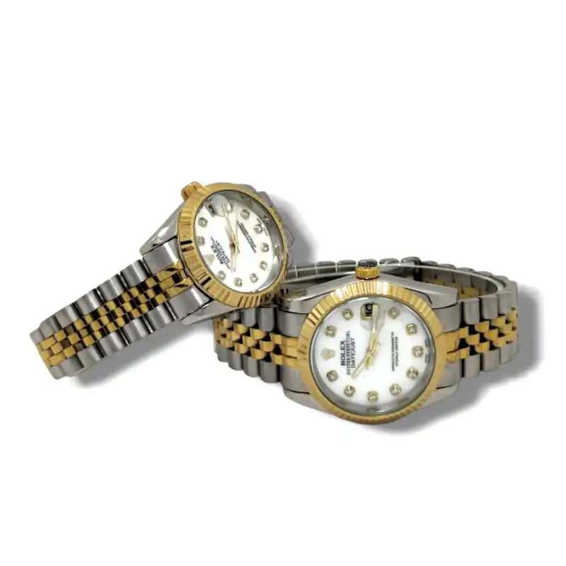 ست ساعت مچی عقربه ای زنانه و مردانه مدل DATE JUST