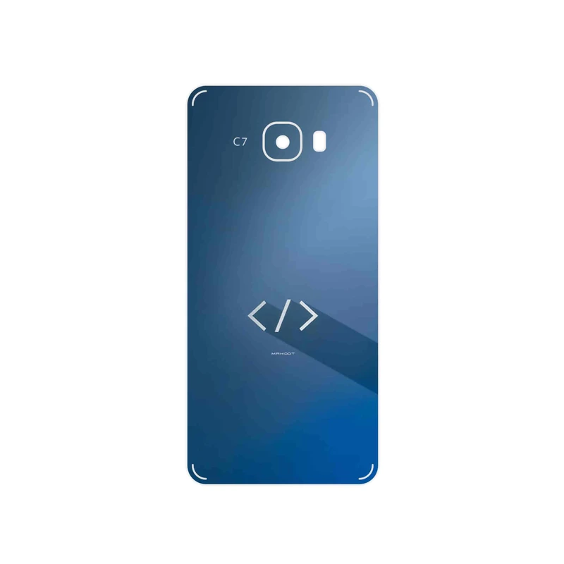 برچسب پوششی ماهوت مدل Minimal Coding icon مناسب برای گوشی موبایل سامسونگ Galaxy C7
