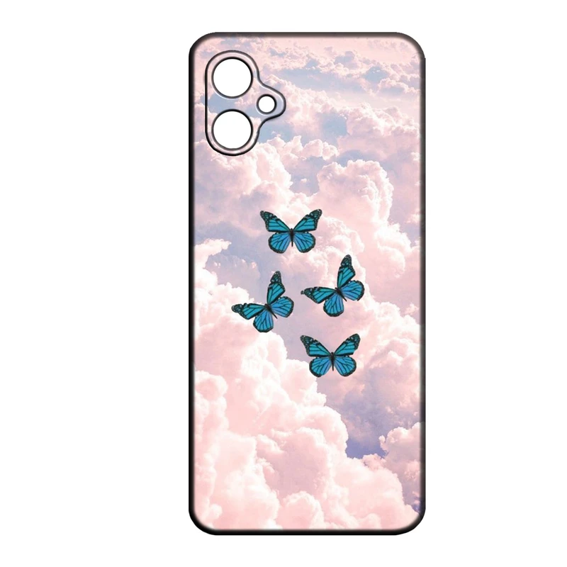 کاور طرح پروانه کد 77  مناسب برای گوشی موبایل سامسونگ Galaxy A04