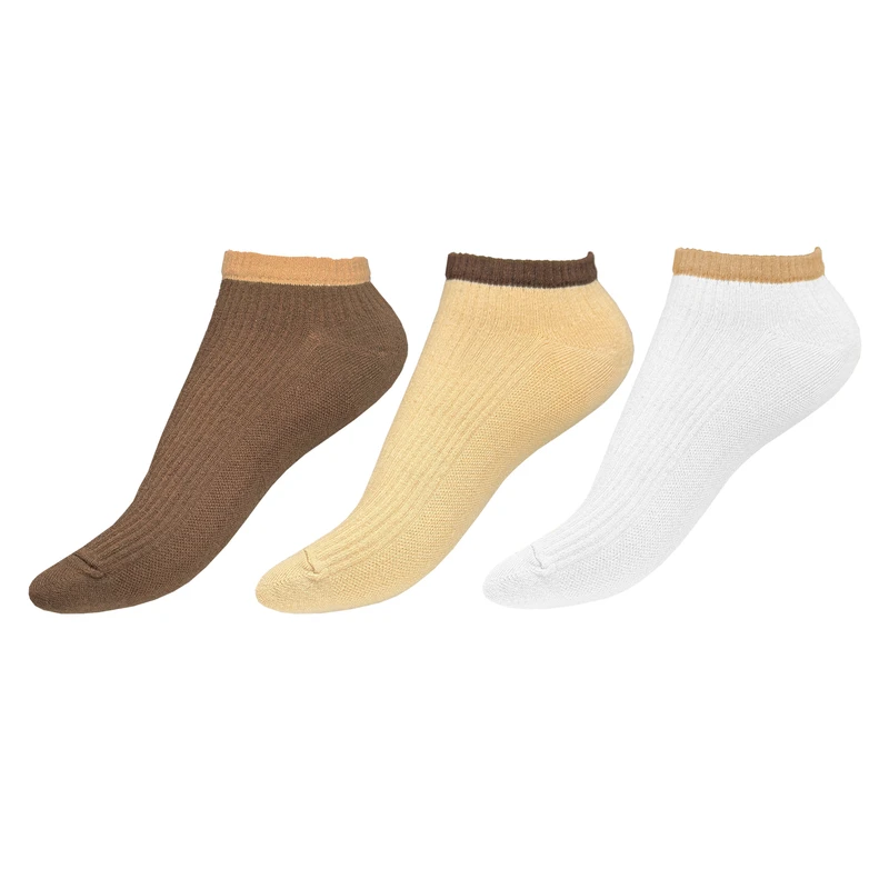 جوراب زنانه طرح کبریتی کش رنگی کد egvg-w2-513 بسته 3 عددی